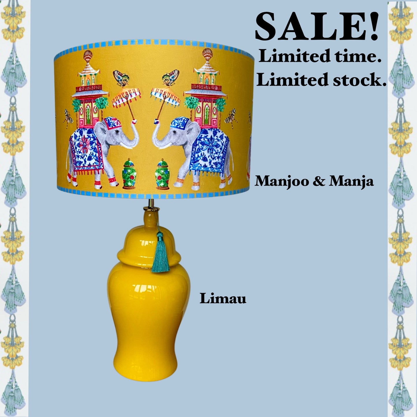 Diwali SALE Lamp & Shade SET
