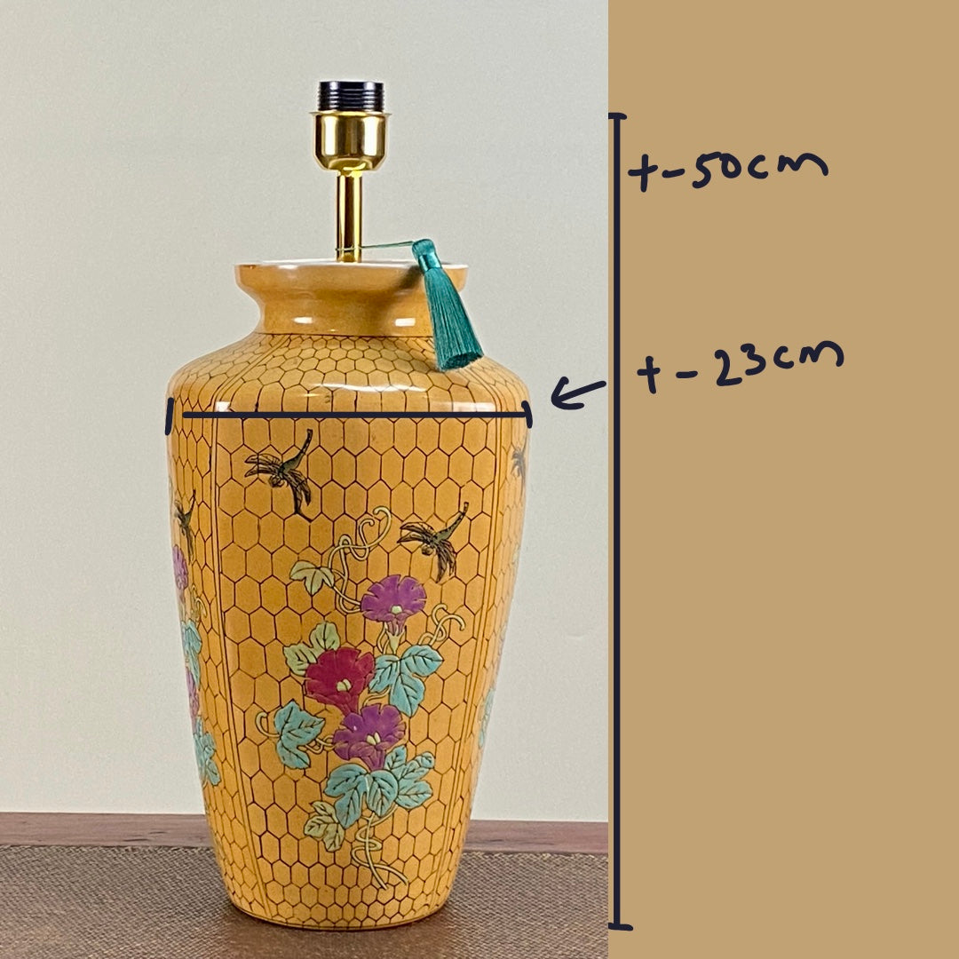 Melaka Dragonfly vintage lamp base