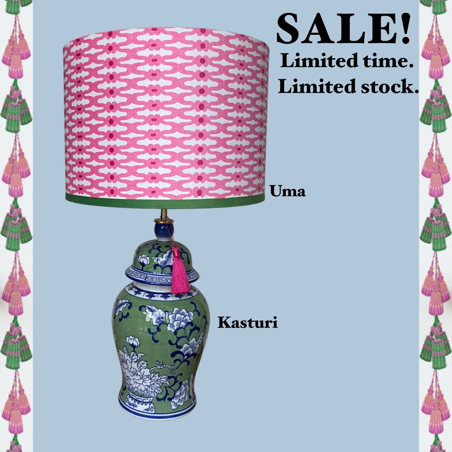 Diwali SALE Lamp & Shade SET