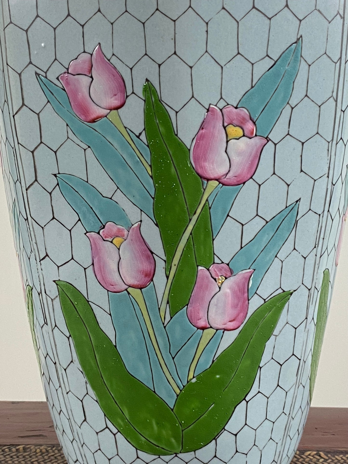 Melaka Tulip vintage lamp base