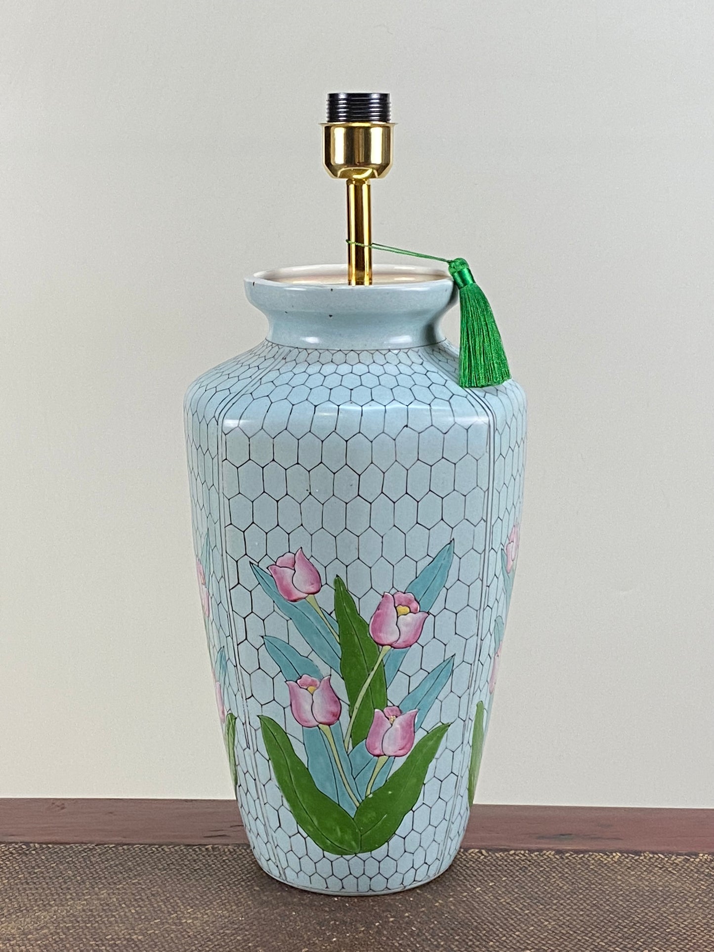 Melaka Tulip vintage lamp base