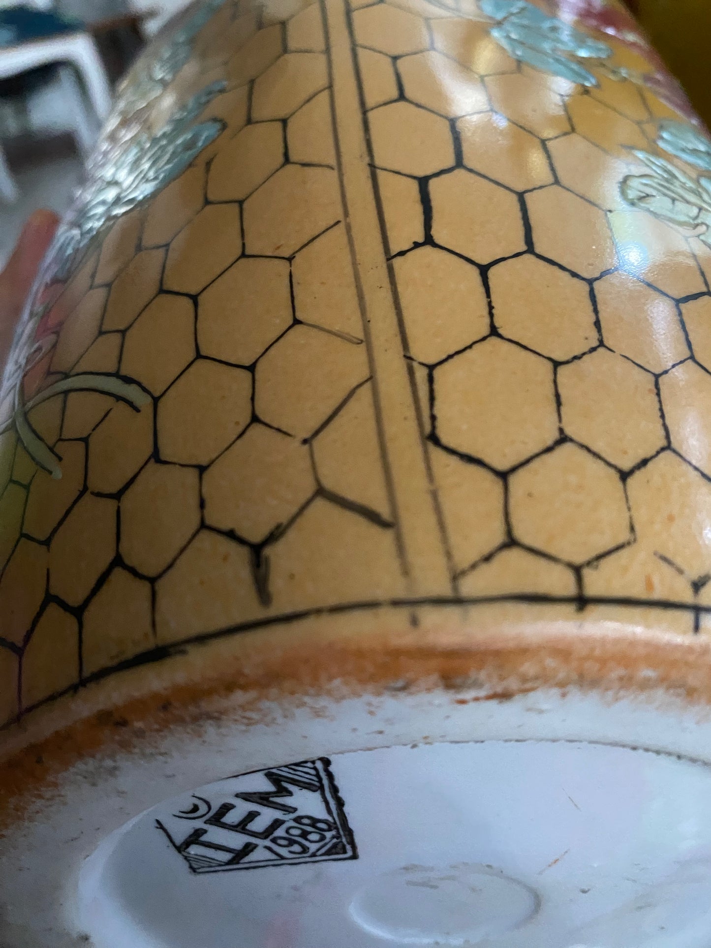 Melaka Dragonfly vintage lamp base