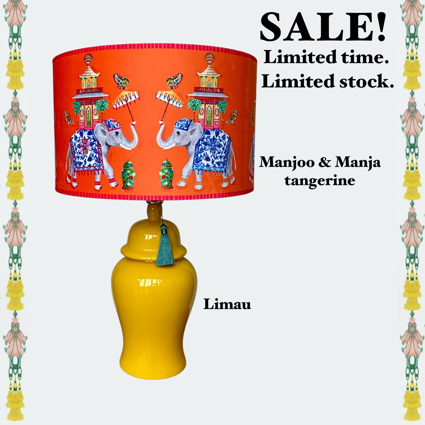 Diwali SALE Lamp & Shade SET