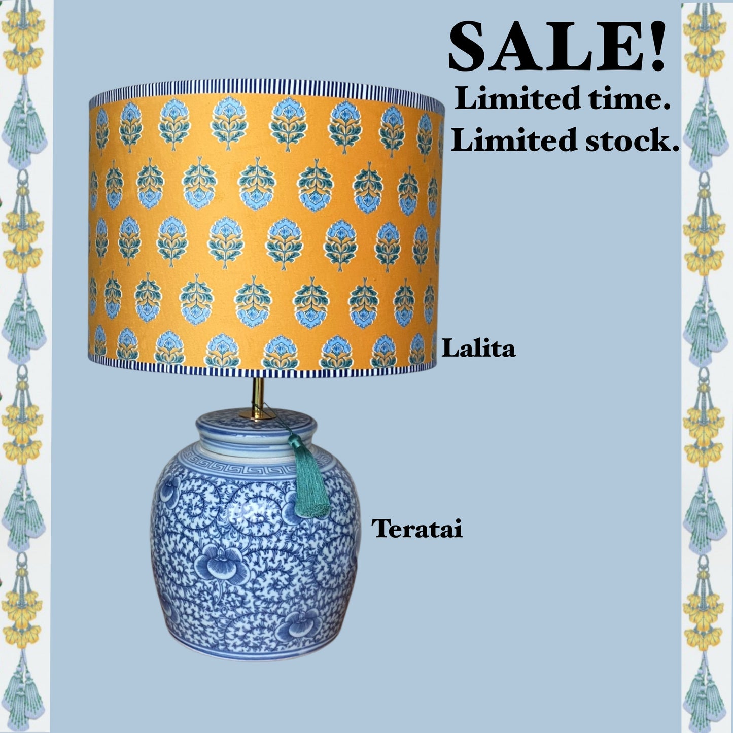 Diwali SALE Lamp & Shade SET