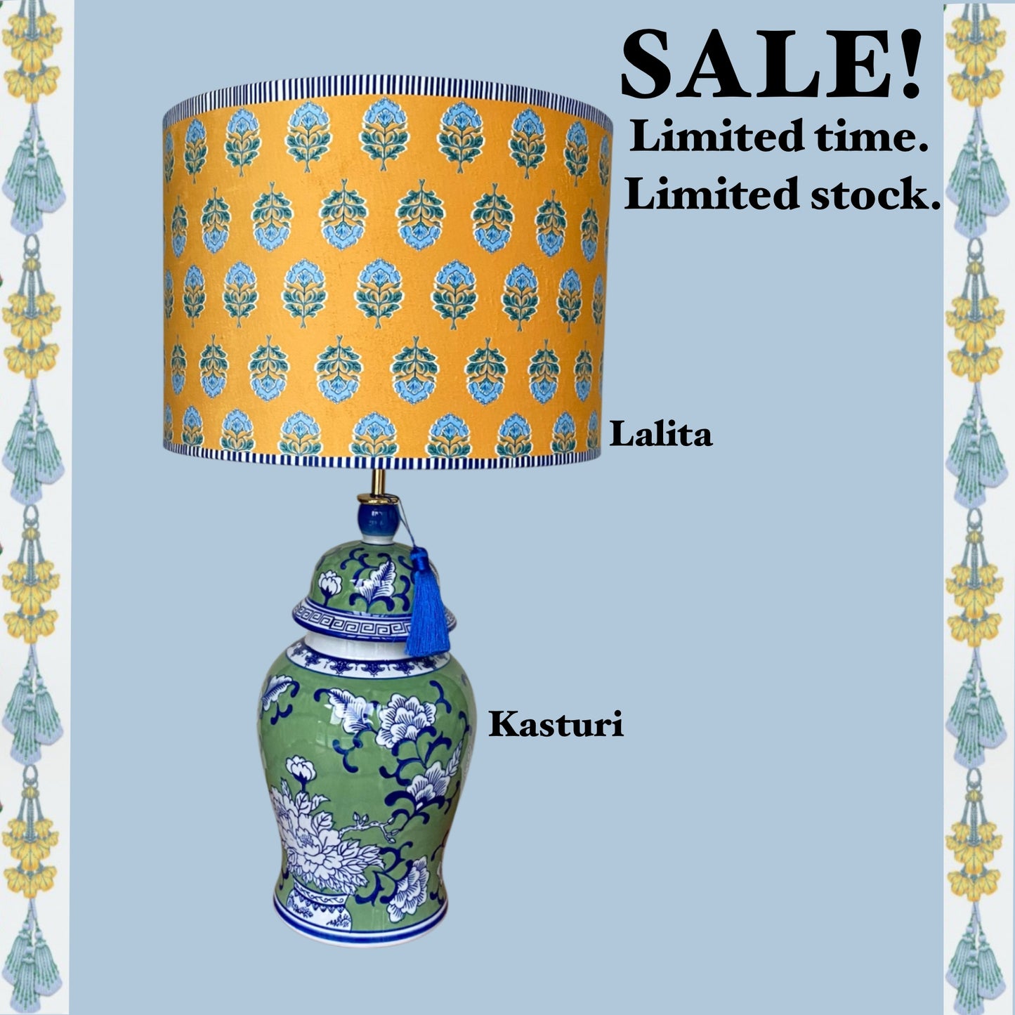 Diwali SALE Lamp & Shade SET