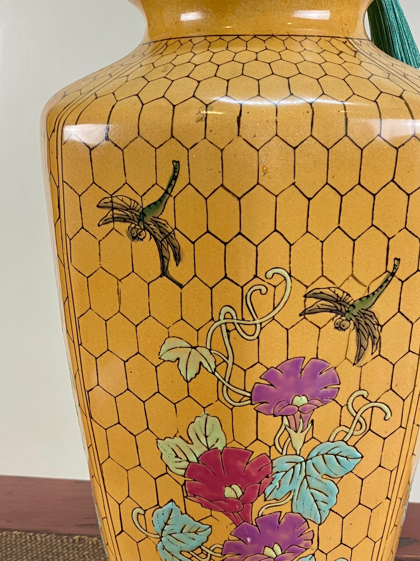 Melaka Dragonfly vintage lamp base