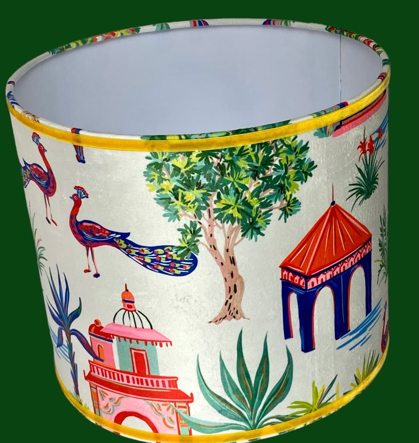 Top view Chinese pattern lampshade