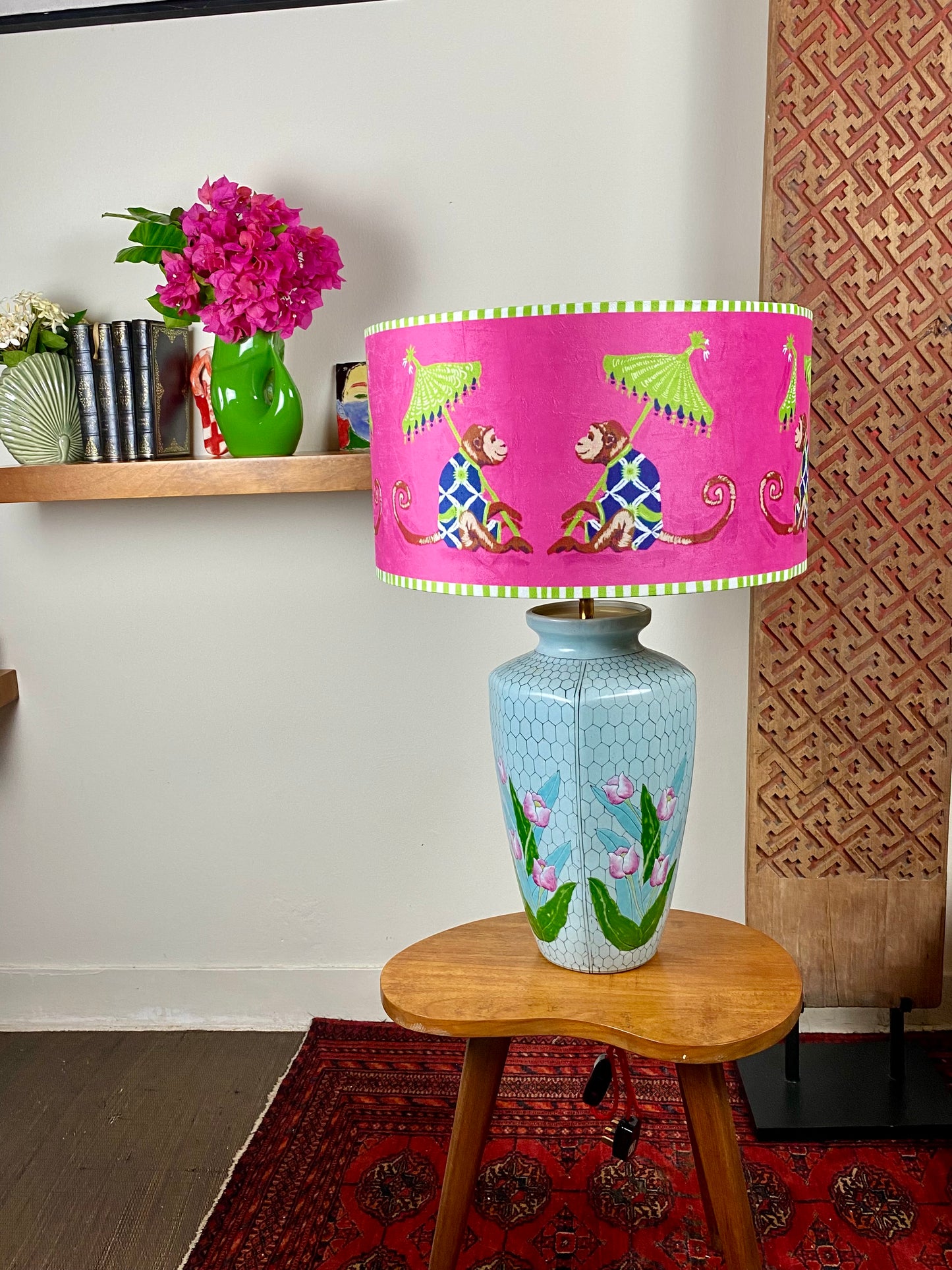 Melaka Tulip vintage lamp base