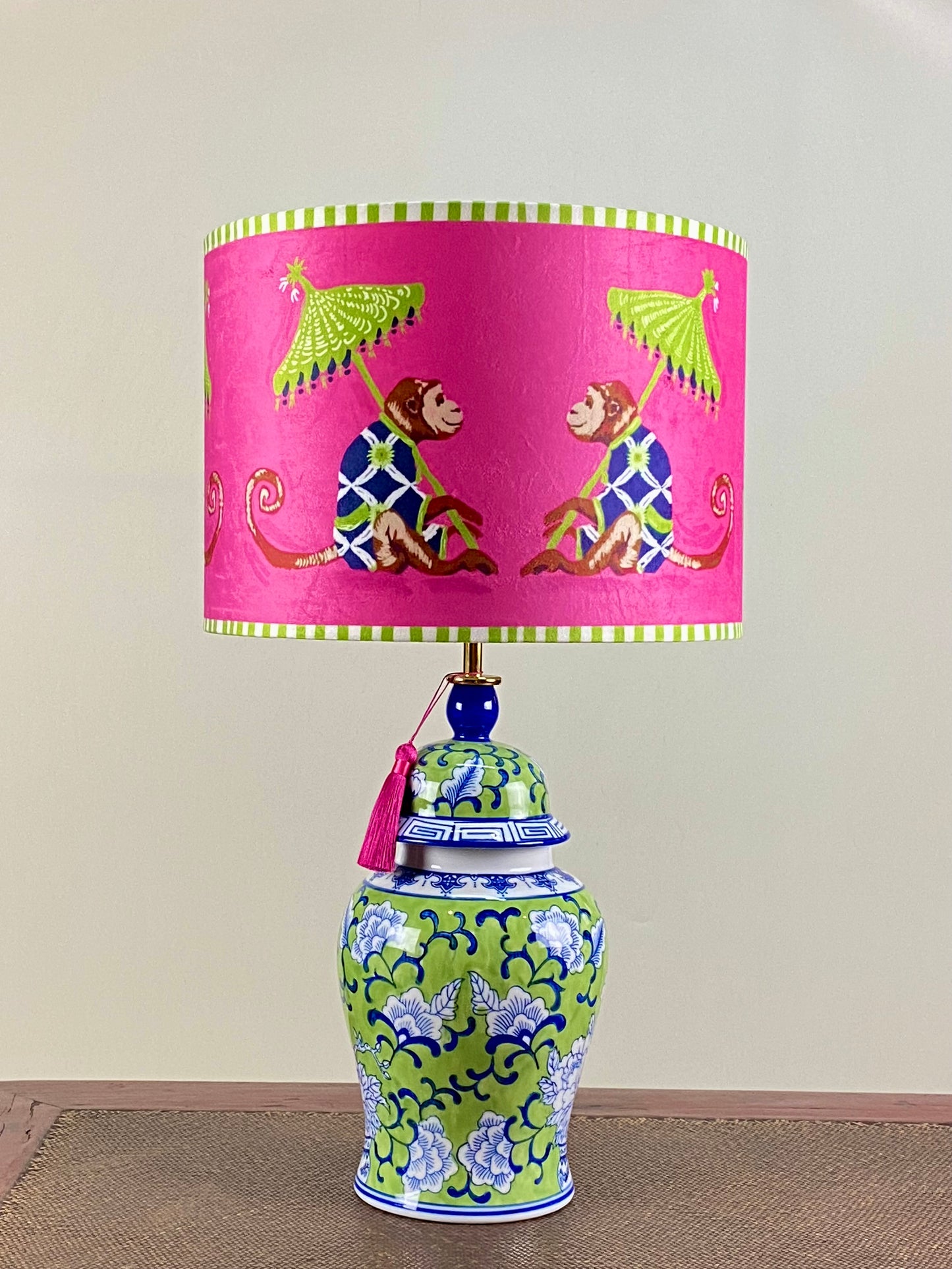 Kasturi Blue and Green Lamp Base