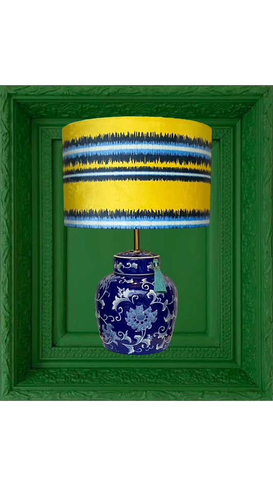 Mariam Ikat Striped Lampshade