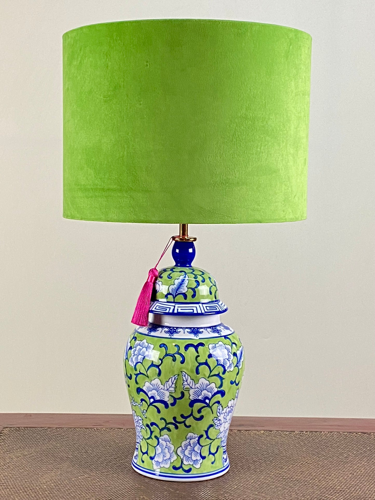 Kasturi Blue and Green Lamp Base