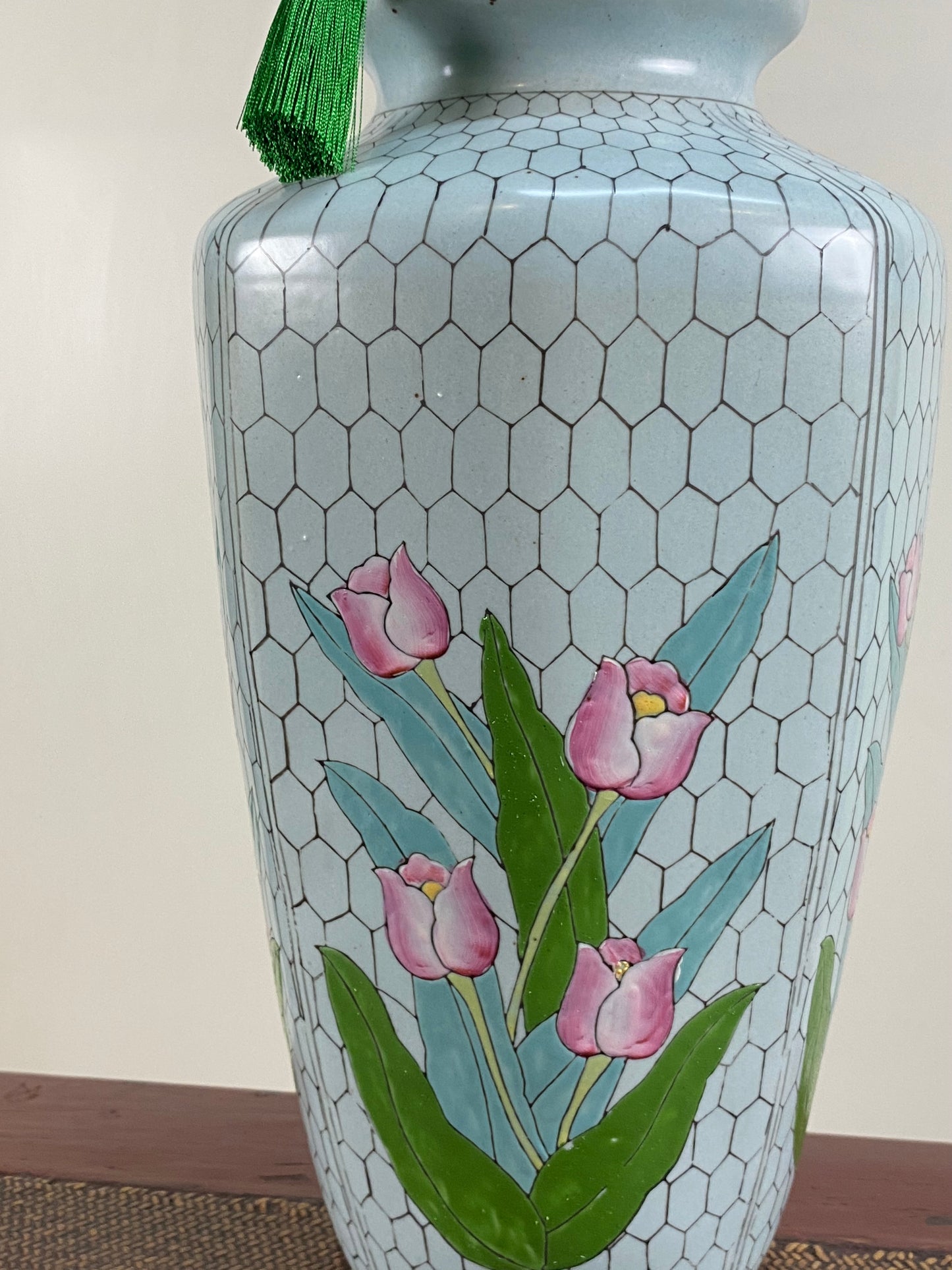 Melaka Tulip vintage lamp base