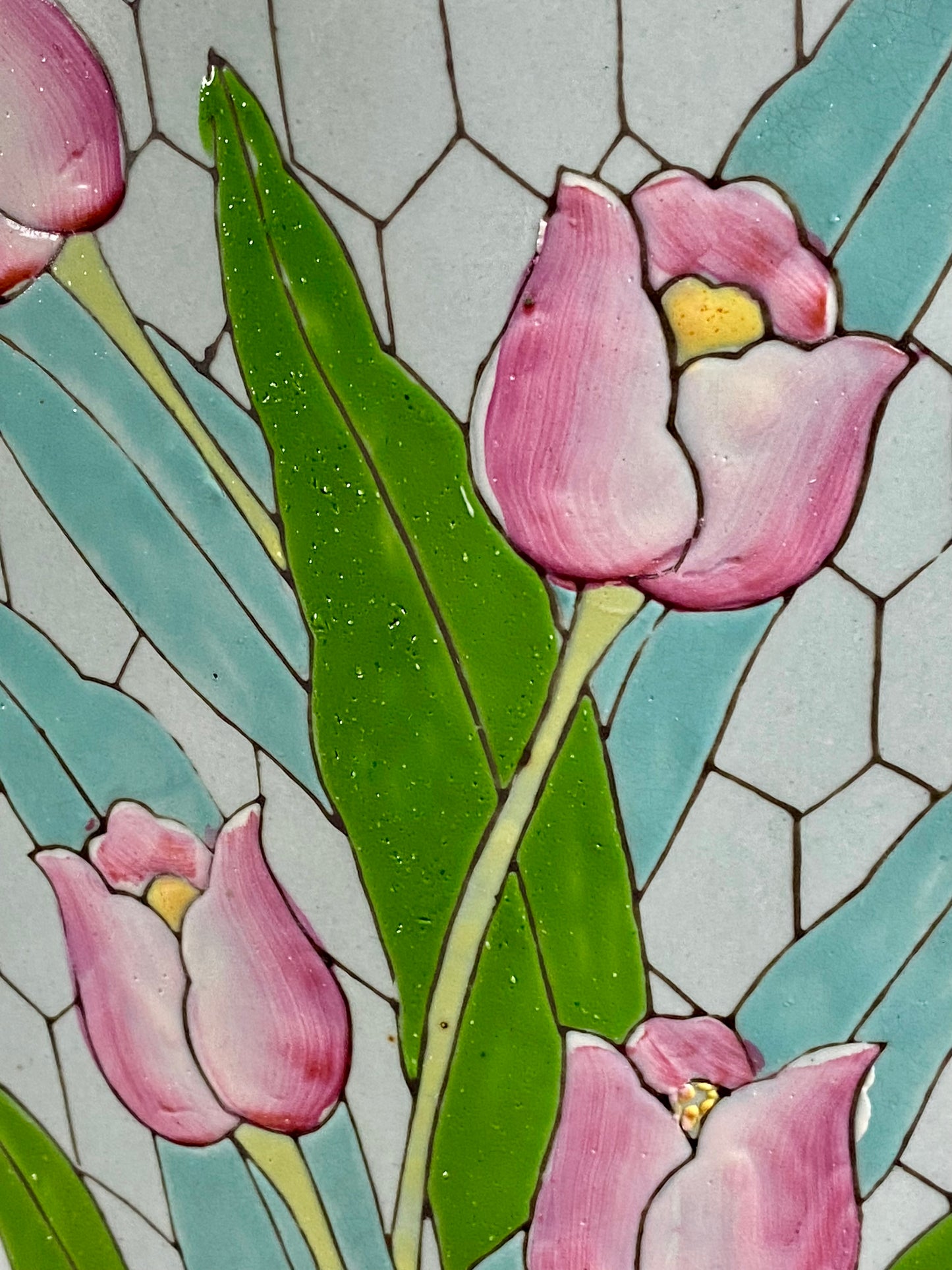 Melaka Tulip vintage lamp base