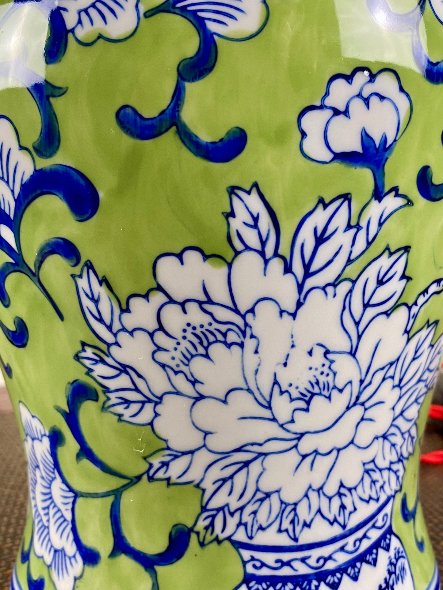 Kasturi Blue and Green Lamp Base