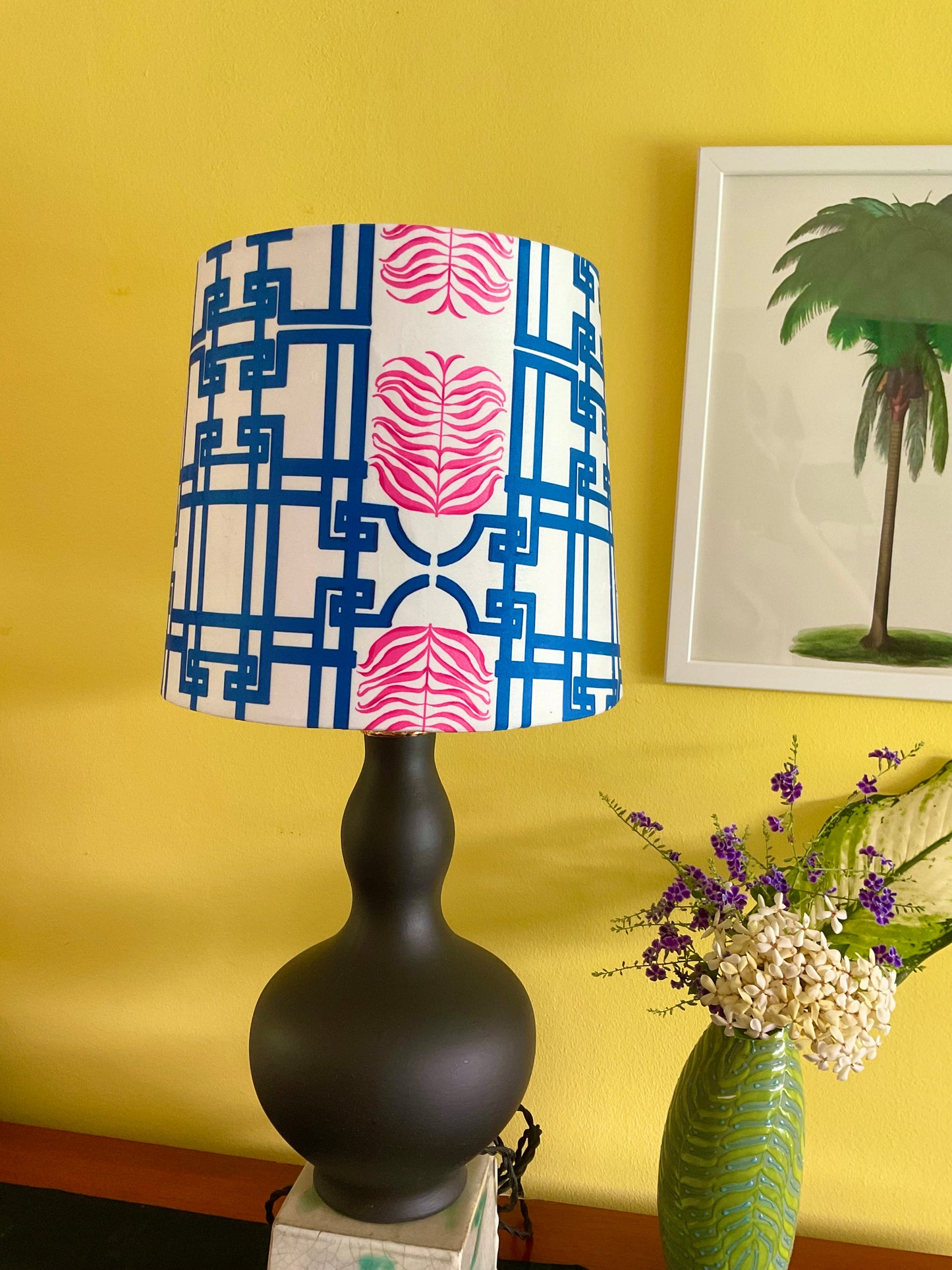 Swee Lin Pink Palm Leaves