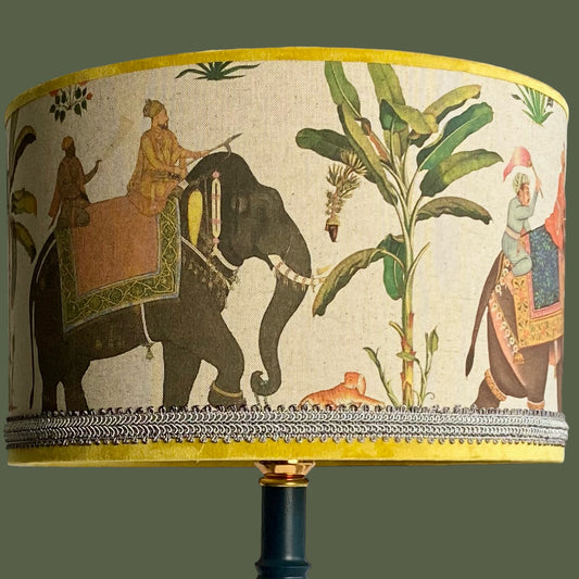 Colonial pattern lampshade