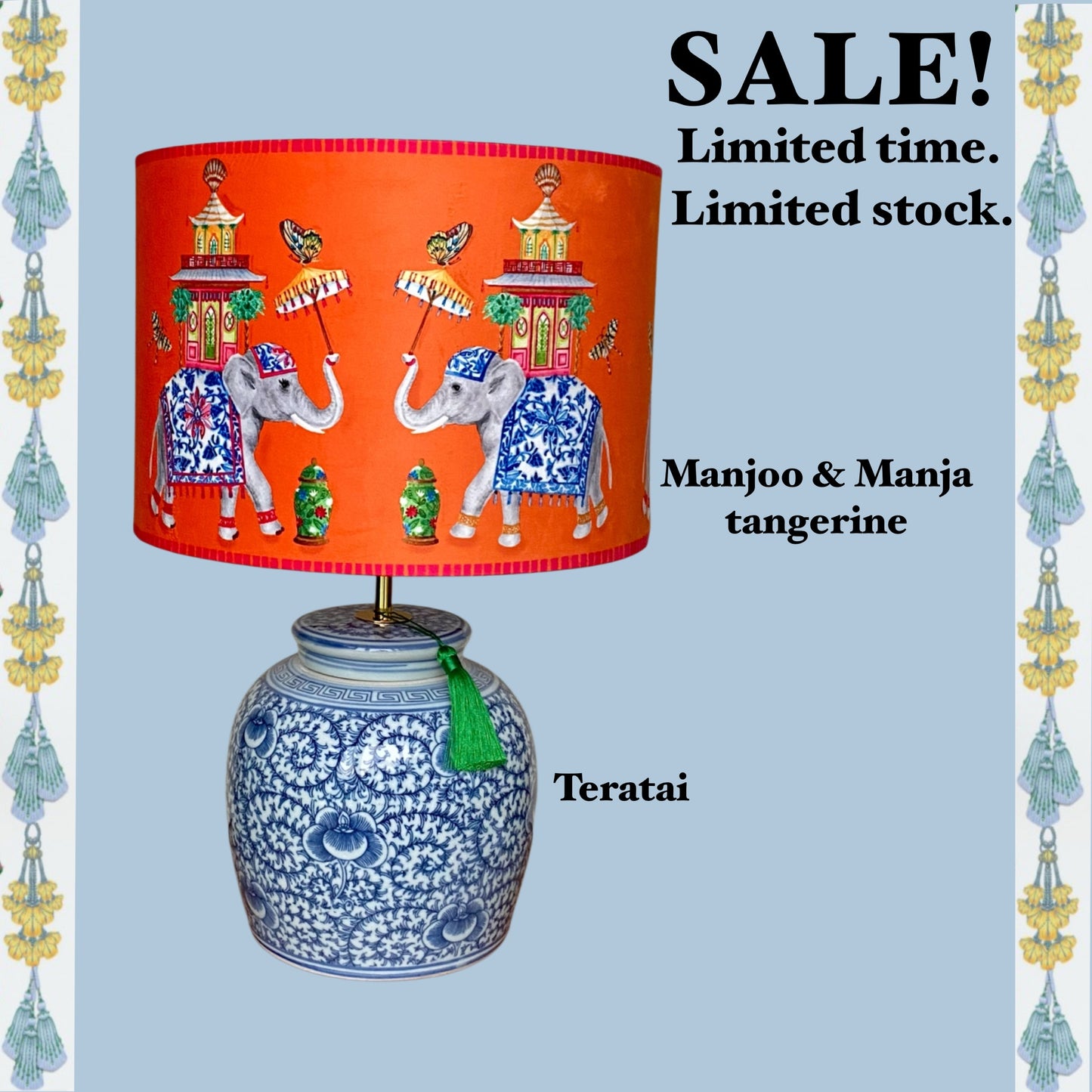 Diwali SALE Lamp & Shade SET