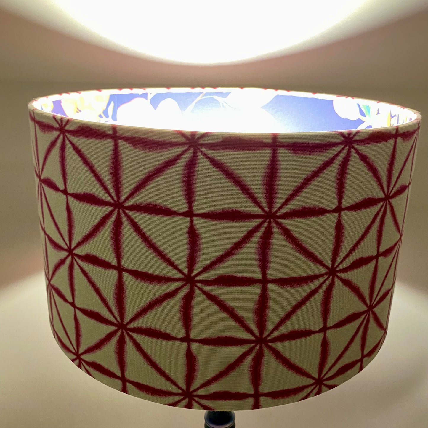 SOLD OUT - Muhira Beautiful Inside Out Designer Fabric Lampshade