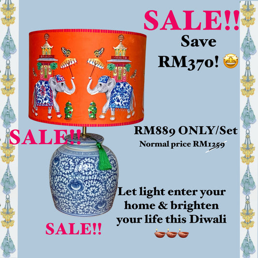 Diwali SALE Lamp & Shade SET