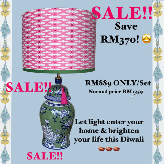 Diwali SALE Lamp & Shade SET