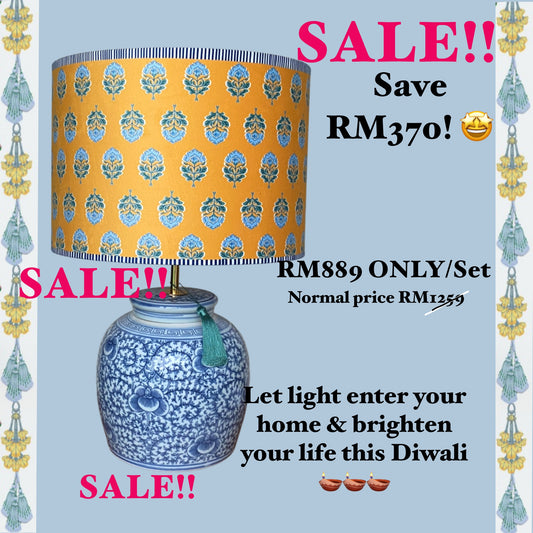 Diwali SALE Lamp & Shade SET